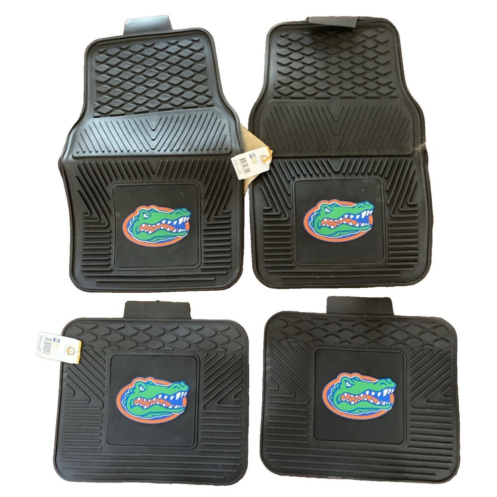 Fanmats 4 Piece Vinyl Utility Car Mats UF Gators New Free Shipping